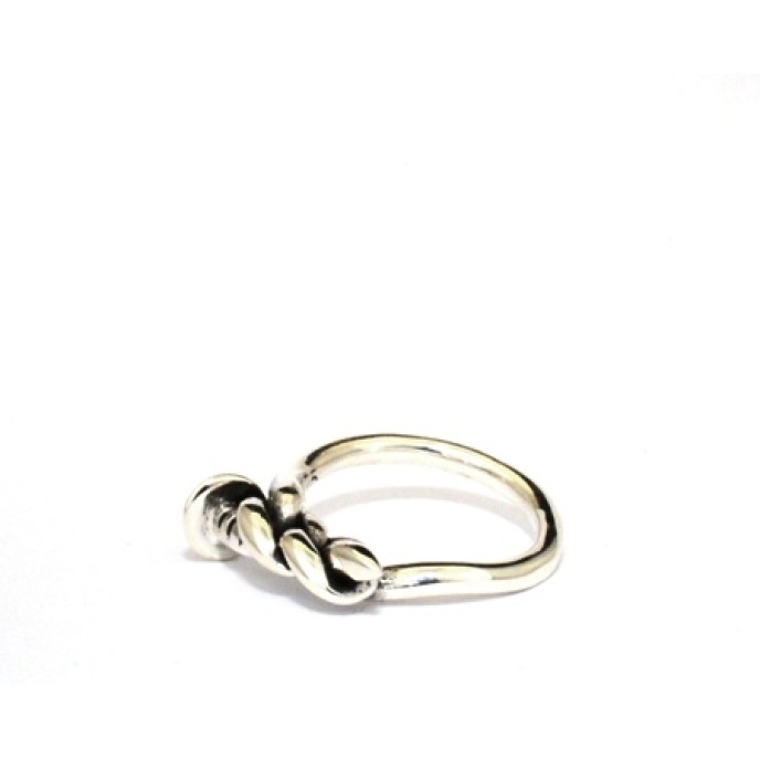 Inel cui nod dublu cruce Argint