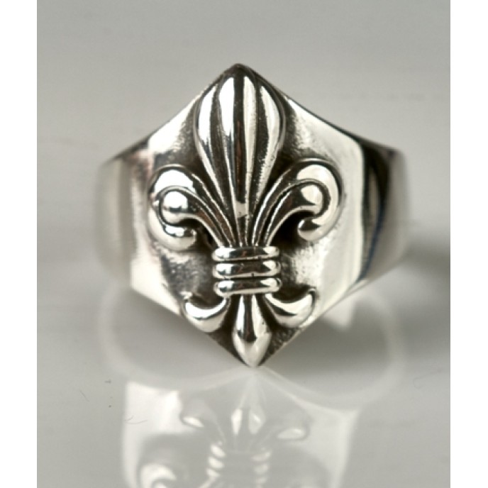 Inel Fleur de Lys s Argint
