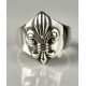 Inel Fleur de Lys s Argint
