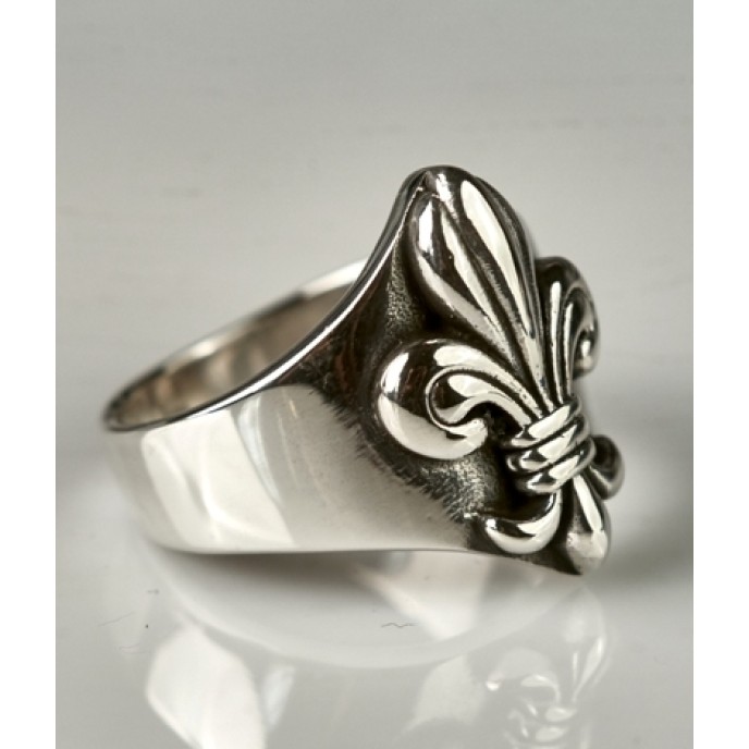 Inel Fleur de Lys s Argint