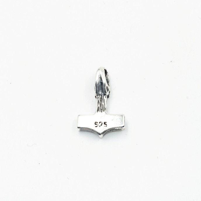 Pandantiv ciocanul Mjollnir lup s Argint