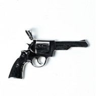 Pandantiv revolver xl Argint