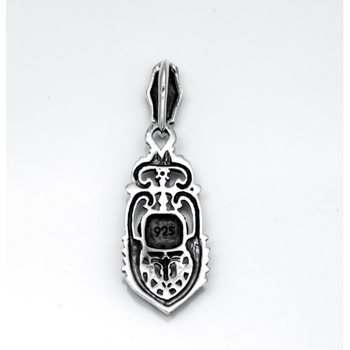 Pandantiv blazon coroana cruce Argint