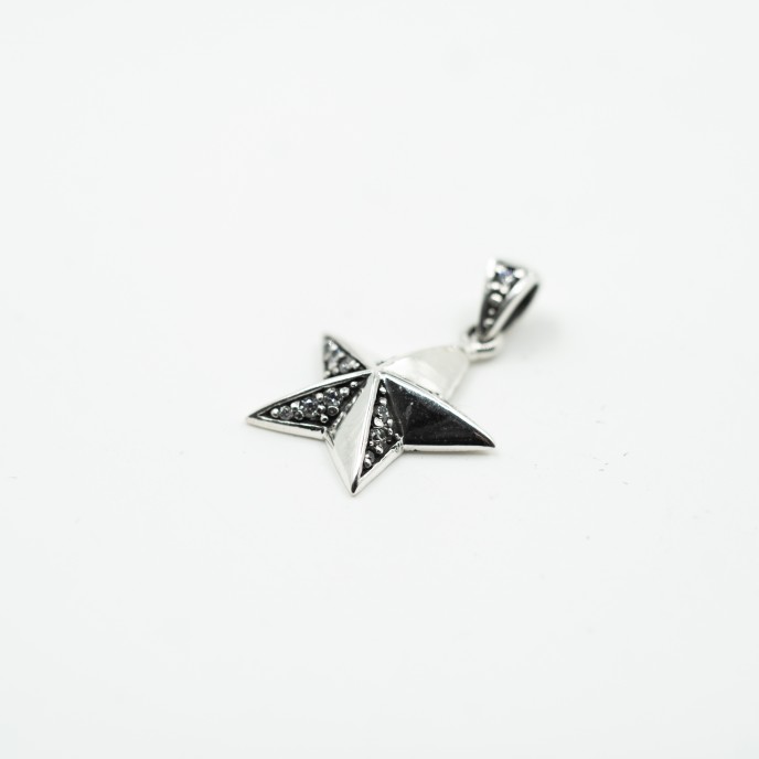 Pandantiv stea zirconii Argint