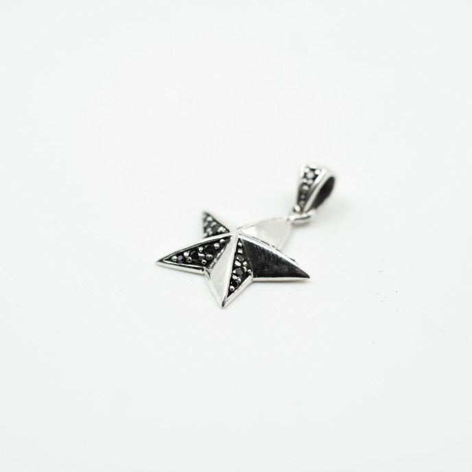 Pandantiv stea zirconii Argint