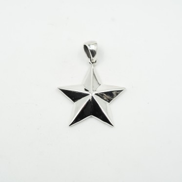 Pandantiv stea simpla L Argint