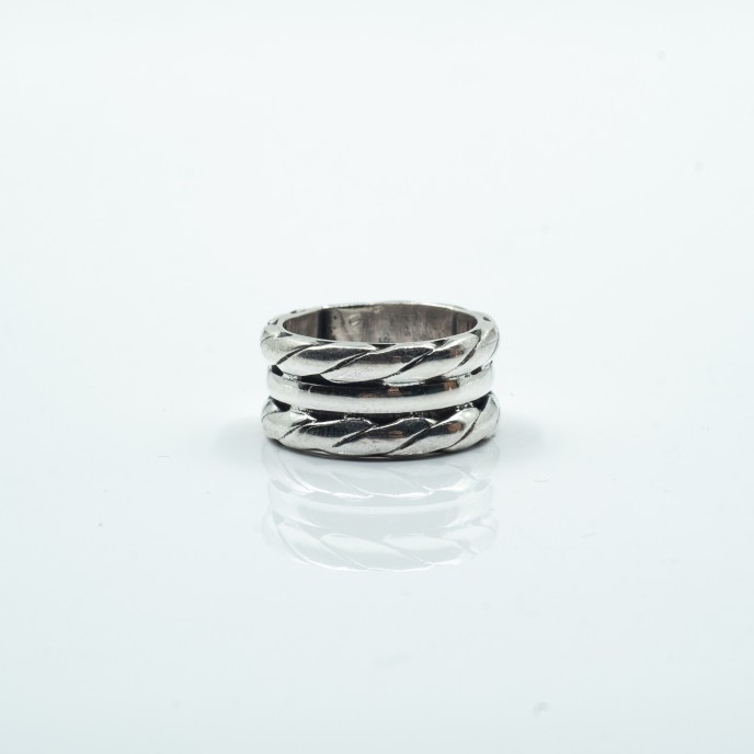 Verigheta tripla reglabila Argint