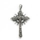 Pandantiv cruce solara craniu Argint