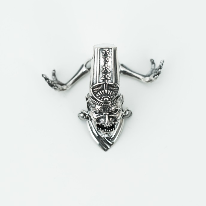 Pandantiv ghost.of.Impermanence black.guardian Argint