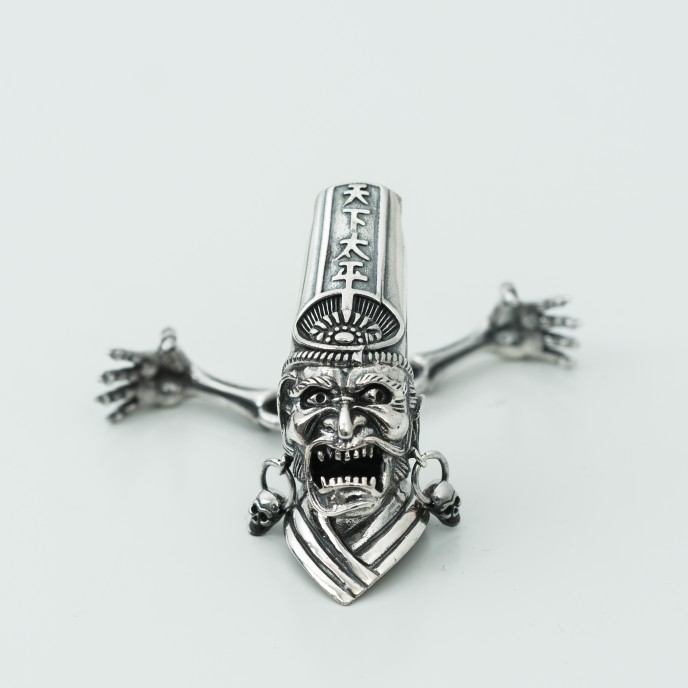 Pandantiv ghost.of.Impermanence black.guardian Argint