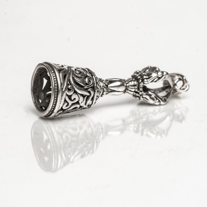 Pandantiv clopotel dorje broderie Argint