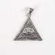 Pandantiv piramida ochi Argint