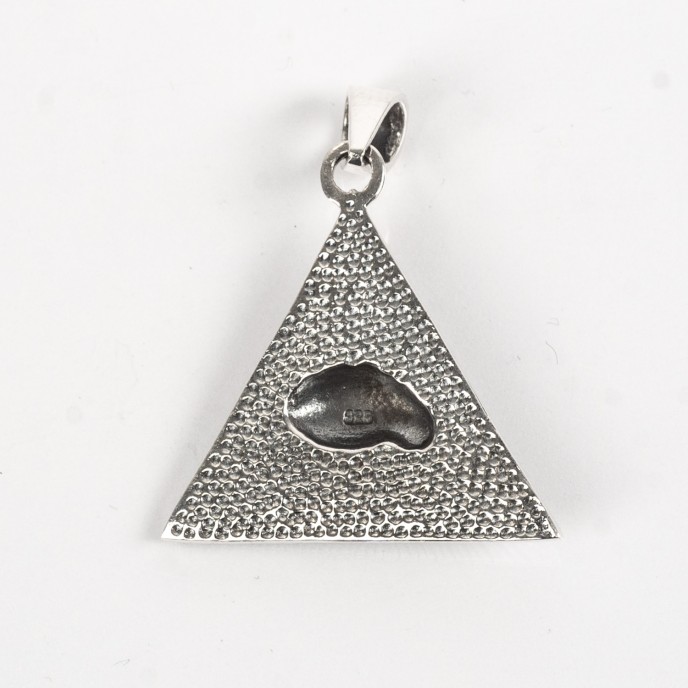 Pandantiv piramida ochi Argint