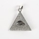 Pandantiv piramida ochi Argint