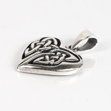 Pandantiv inima noduri celtice Argint