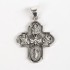 Pandantiv cruce sfinti porumbel Argint