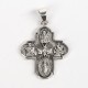 Pandantiv cruce sfinti porumbel Argint