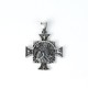 Pandantiv cruce Sfantul Benedict Argint