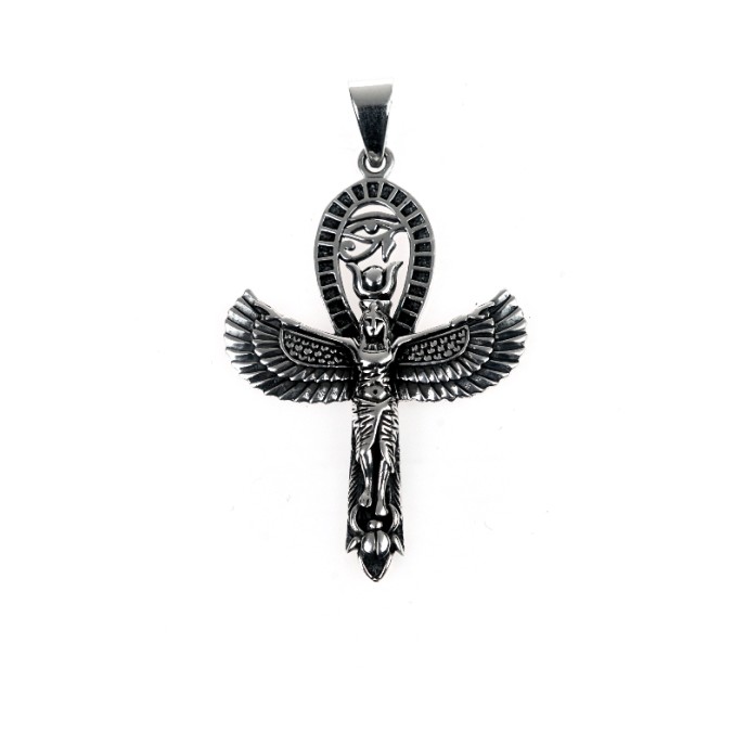 Pandantiv Isis ochi si scarabeu Argint