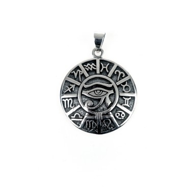 Pandantiv ochiul lui Horus zodiac Argint