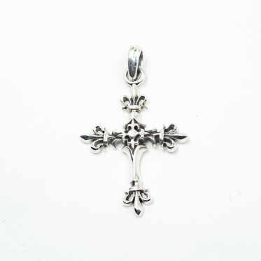 Pandantiv cruce fleur.de.lys s Argint