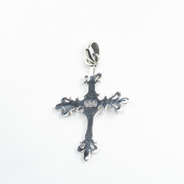 Pandantiv cruce fleur.de.lys s Argint