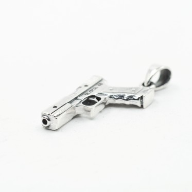 Pandantiv pistol Glock Argint