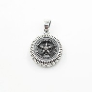 Pandantiv anvelopa de iarna steluta Argint