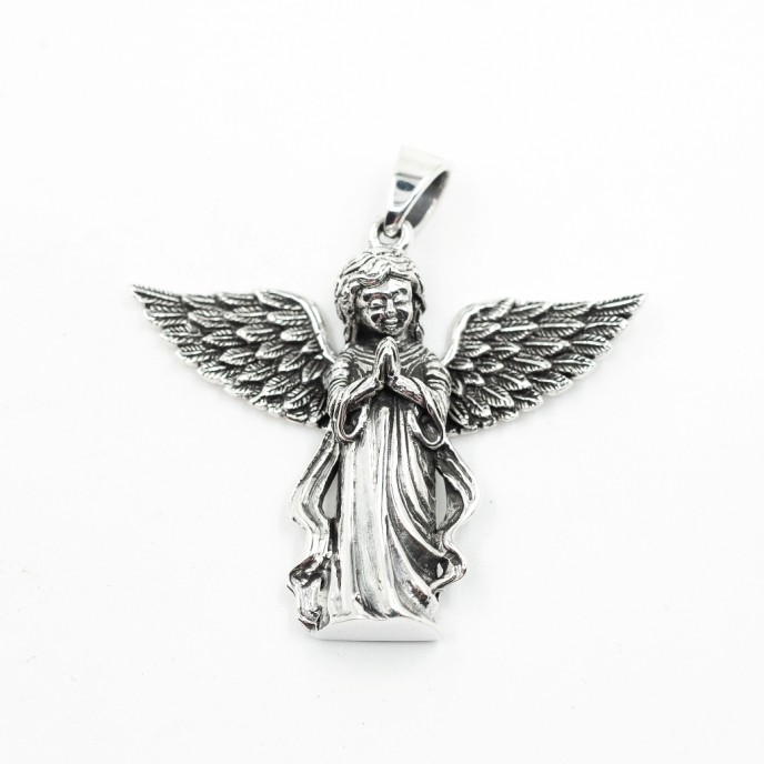 Pandantiv ingeras pios large Argint