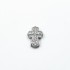 Pandantiv cruce mini cubic zirconia Argint