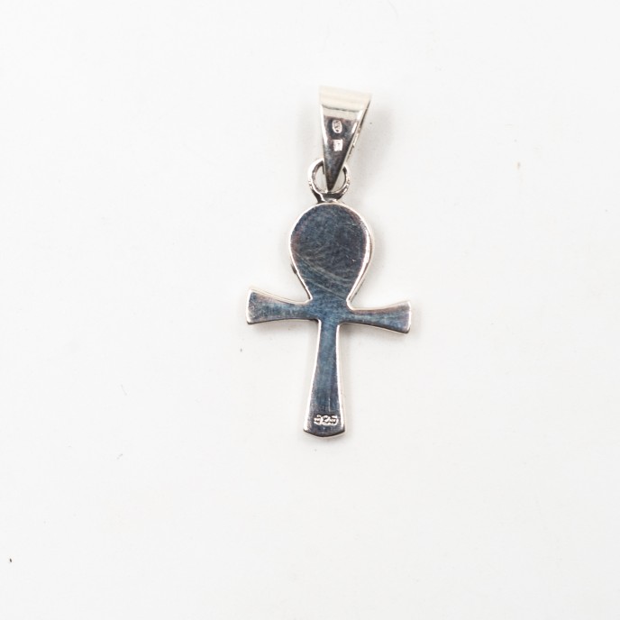 Pandantiv cruce ankh ochiul.lui.Horus Argint