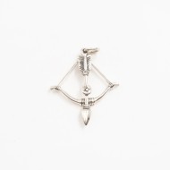 Pandantiv arc cu sageata m Argint