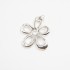 Pandantiv floare margareta 55 mm Argint