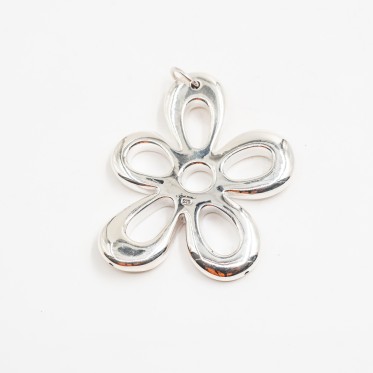 Pandantiv floare margareta 55 mm Argint