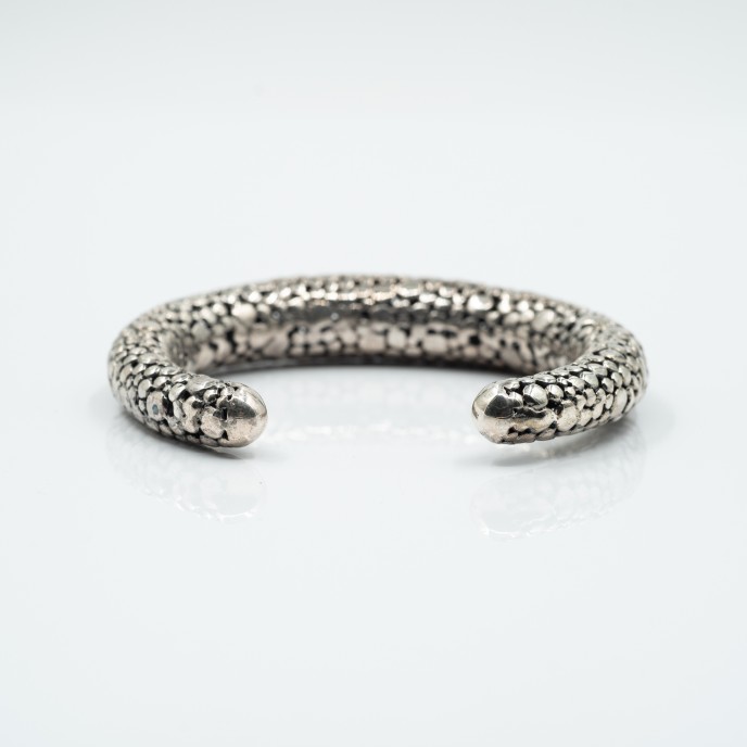 Bratara fixa conica picaturi Argint