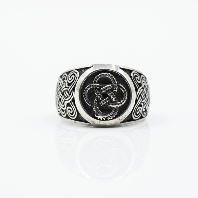 Inel viking Midgard Argint