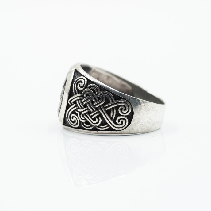 Inel viking Midgard Argint