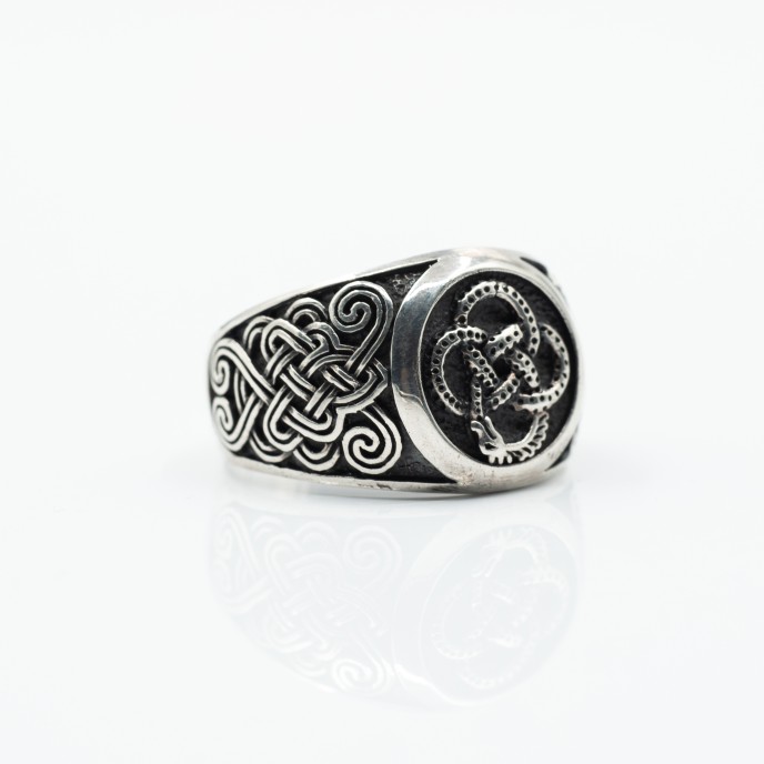 Inel viking Midgard Argint