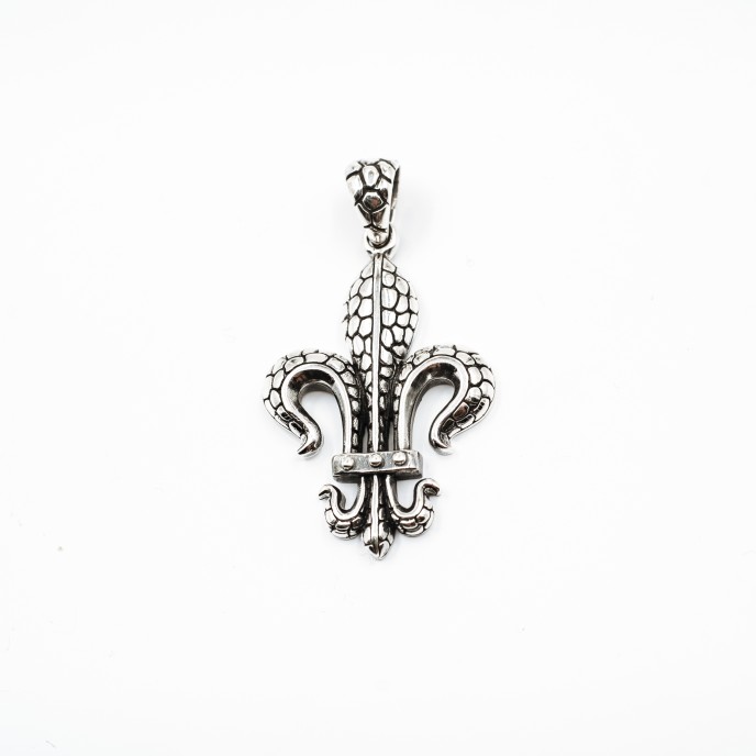 Pandantiv fleur de lys l Argint