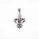 Pandantiv fleur de lys l Argint