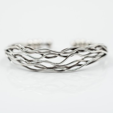 Bratara fixa opt fire Argint