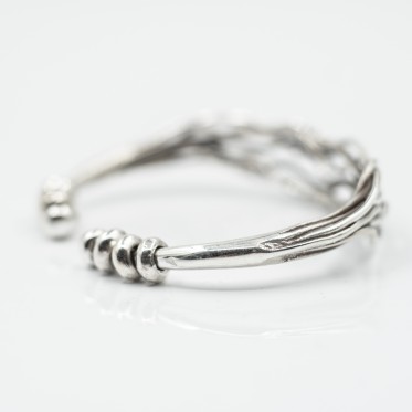 Bratara fixa opt fire Argint