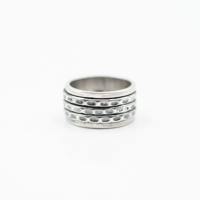 Verigheta antistress trei linii Argint