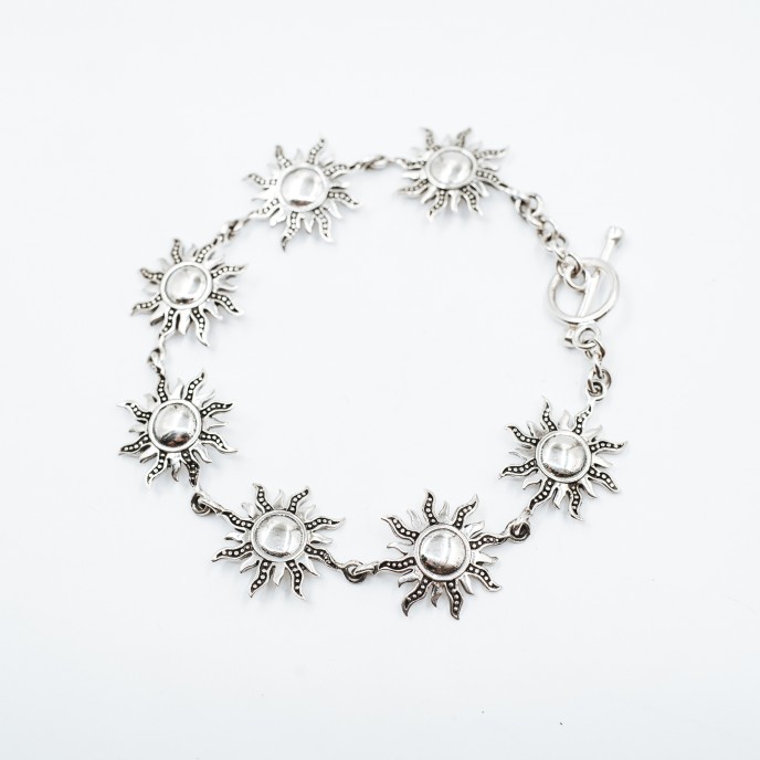 Bratara flexibila soare Argint