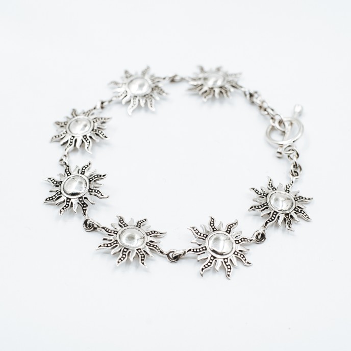 Bratara flexibila soare Argint