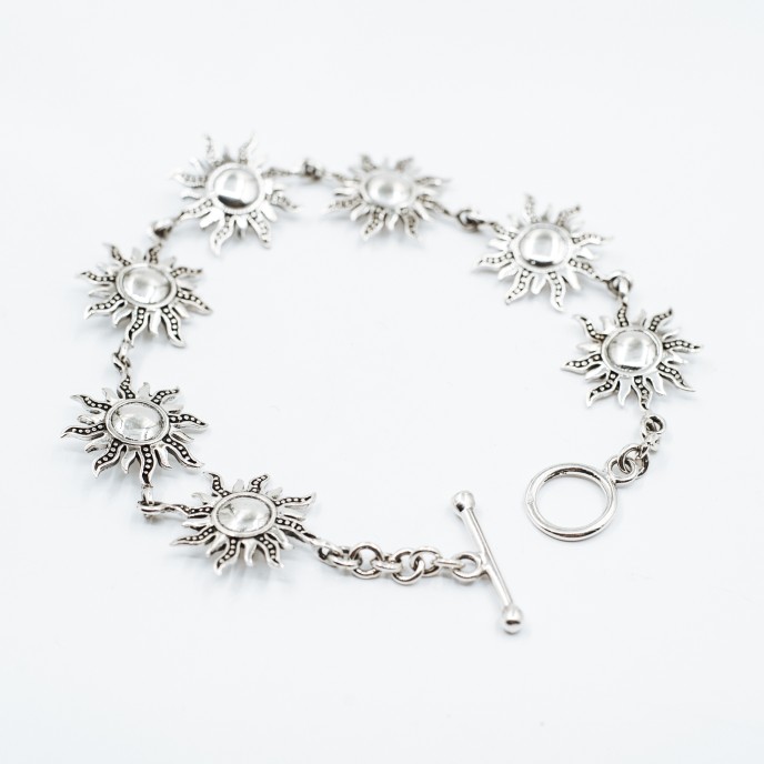 Bratara flexibila soare Argint