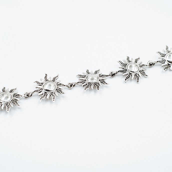 Bratara flexibila soare Argint