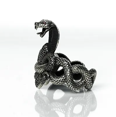 Bratara cobra Fleur de Lys Argint - 2