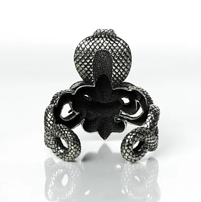 Bratara cobra Fleur de Lys Argint - 5