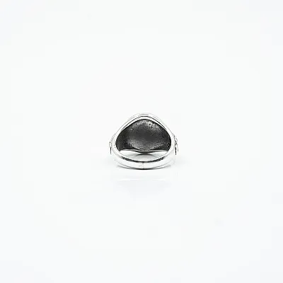 Inel rotund cruce gotica Argint - 4